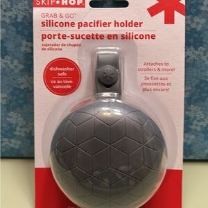 Silicone pacifier holder